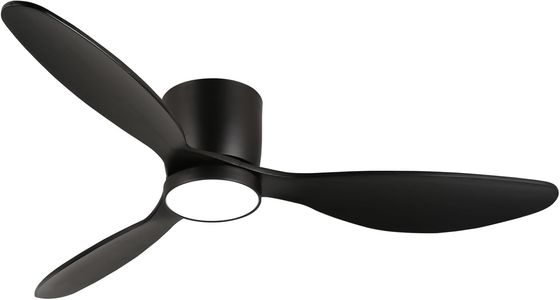 Blanco Negro Oro 52 ventilador de techo con función de ahorro de energía