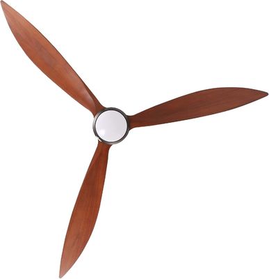 65 Luz de ventilador de techo contemporáneo con control de voz y luz LED atenuable