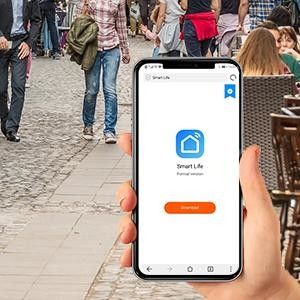 Ventilador de techo inteligente con luz silenciosa y ahorro de energía 6 velocidades de elección compatible con Alexa / Google Home