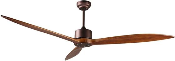 6 velocidades Alexa Control de voz ABS Smart DC Motor ventilador de techo con iluminación en oro Negro Blanco