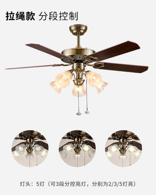 Moderno ahorro de energía DC silencioso motor ventilador de techo luz con Alexa Google Home Smart Life 6 velocidad de elección