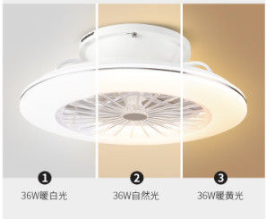 Ventilador de techo ABS de 3 velocidades con iluminación