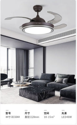 Ventilador de techo Wi-Fi inteligente con luz y motor de CC