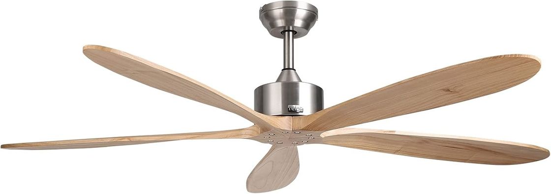 Ventilador de techo inteligente con luz silenciosa y ahorro de energía 6 velocidades de elección compatible con Alexa / Google Home