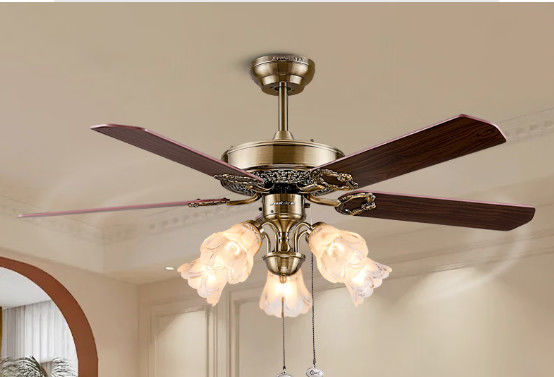 Moderno ahorro de energía DC silencioso motor ventilador de techo luz con Alexa Google Home Smart Life 6 velocidad de elección